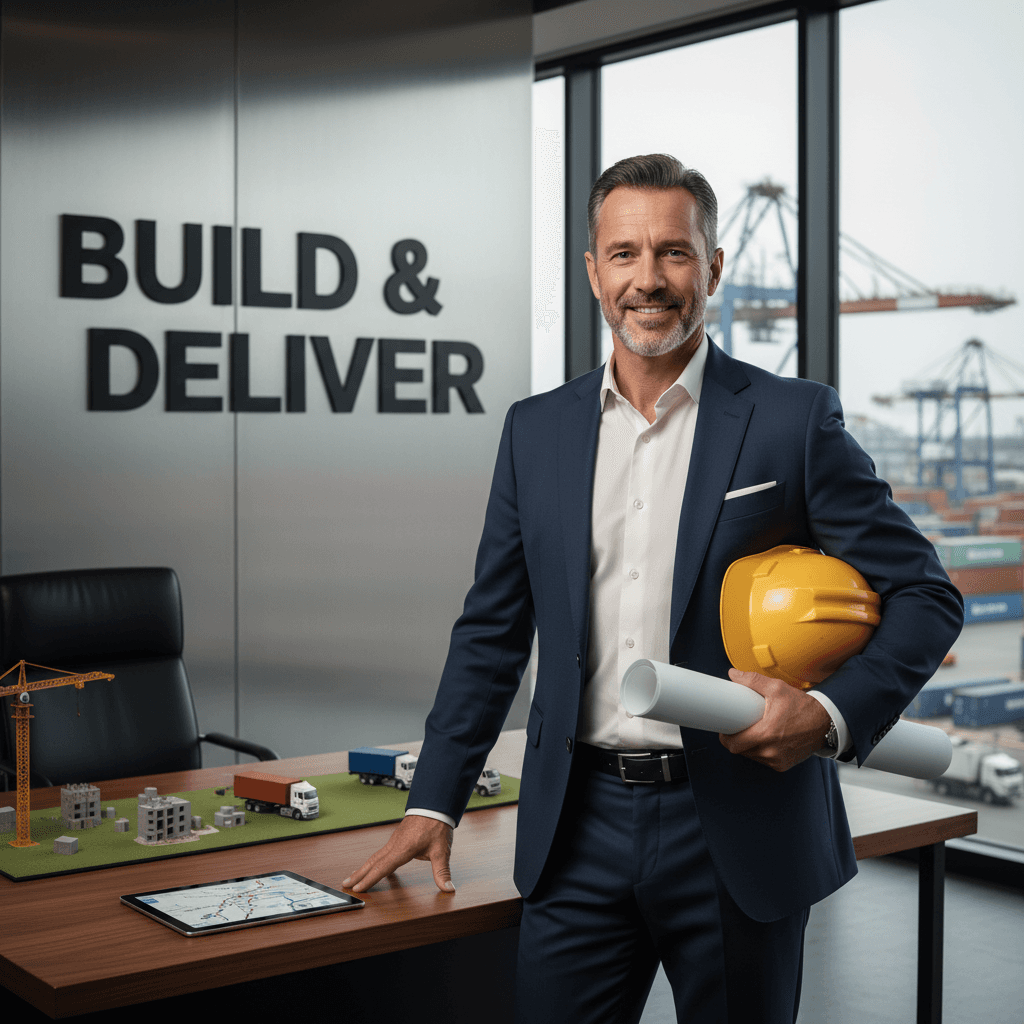 Pawel, Inhaber der PS Service Bau & Logistik Group Halle