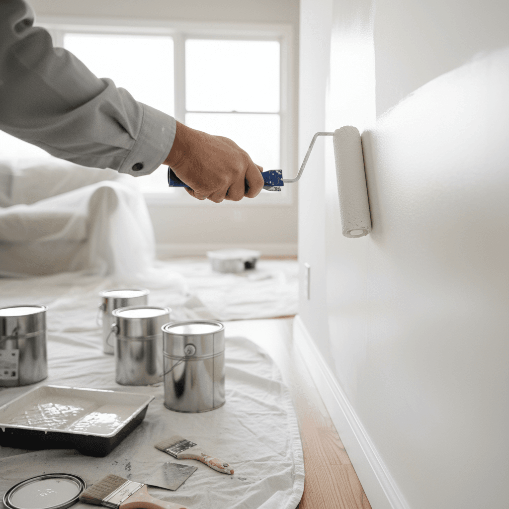 Malerarbeiten in Wohnung in Halle
